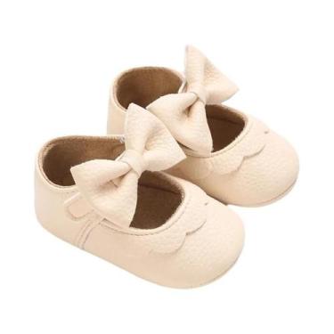 Imagem de Sapatos Princesa Apricot Para Meninas Recém-Nascidas De 0 a 1 Ano, Sap