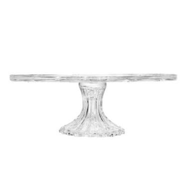 Imagem de Prato para Bolo com Pé Deli Diamond Lyor 30cmx9,5cm