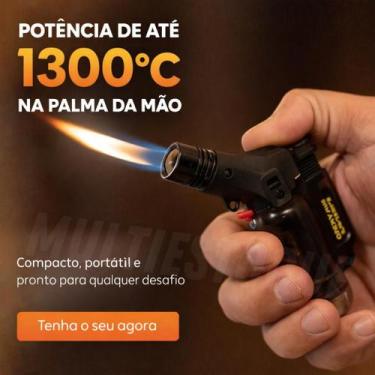 Imagem de Mini Maçarico Portátil Recarregável a Gás - STARTOOLS