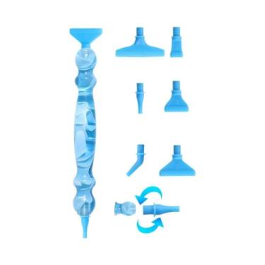 Imagem de Kit De Pincéis Para Pintura Em Diamante 5D Com 6 Pontas Intercambiávei