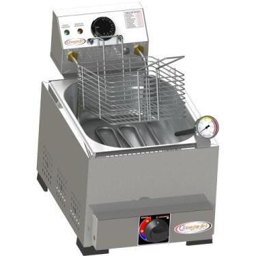Imagem de Fritador a Gás e Elétrico Itajobi Conjugado 1 Cuba 5 Litros, 110V