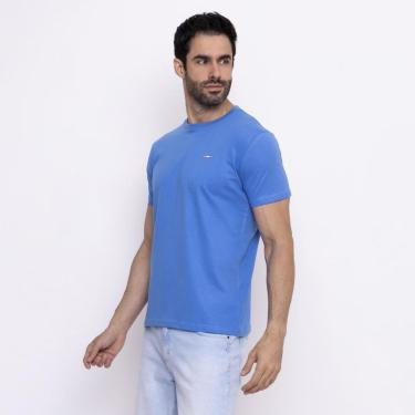 Imagem de Camiseta Industrie Básica Bordada Holanda Algodão Premium Masculina-Masculino