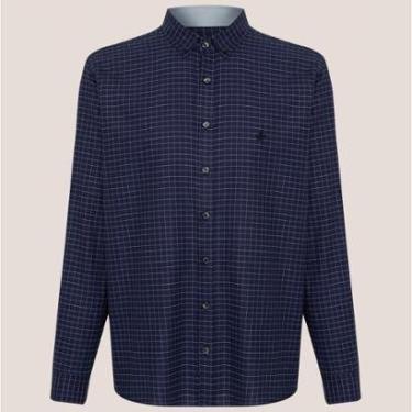 Imagem de Camisa Dudalina Comfort Oxford Xadrez Masculino-Masculino