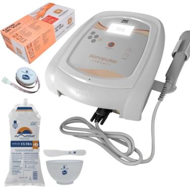 Imagem de Conjunto Aparelho Sonopulse Comp. 3 com Gel Espátula e Acessórios Ibramed