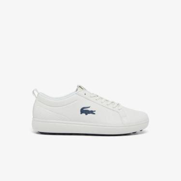Imagem de Sapatos de Golfe Masculinos G Elite - LACOSTE, Bege claro, Azul marinh