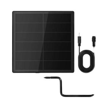 Imagem de Painel Solar D5 DC 3.7V-12V Carregador Solar Para Câmeras E Campainhas