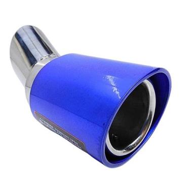 Imagem de Ponteira Universal para Adaptação 3 Polegadas Azul - Race Chrome