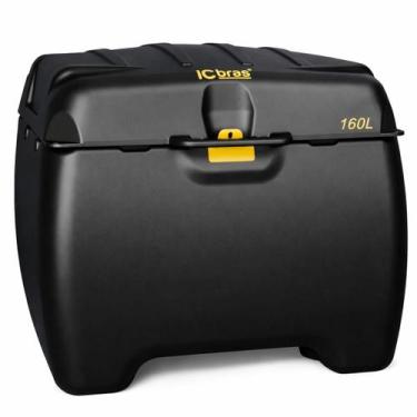 Imagem de Baú Icbras 160L Para Moto Motoboy Delivery Super Resistente Com Garant