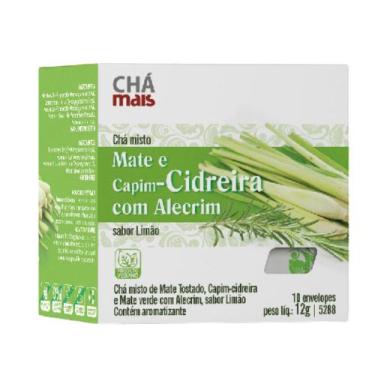 Imagem de Chá Misto de Mate com Capim-Cidreira e Alecrim 10 sachês - Chá mais