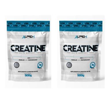 Imagem de Kit Creatina 100% Pura 1kg (2und 500g) - Alpex  Nutrition-Unissex
