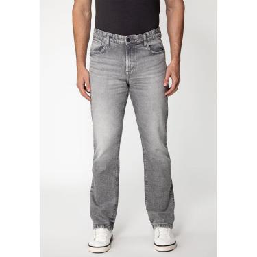 Imagem de Calça Jeans Regular Straight Cinza-Masculino
