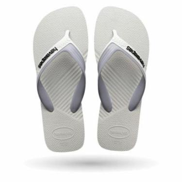 Imagem de Chinelo Havaianas Dual Branco Masculino Sandália Confortável-Masculino