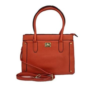 Imagem de Bolsa Feminina De Mão Ombro e Transversal - CCICU, Vermelho