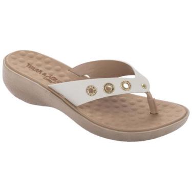Imagem de Sandália Anatômica Feminina Terra e Agua 471123, 38, Branco off