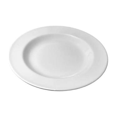 Imagem de Kit 10 Unidades Pratos Melamina Redondo Fundo 25cm - Bestfer