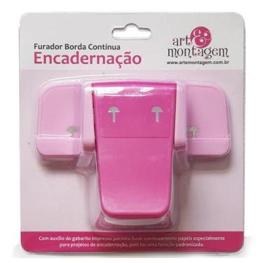 Imagem de Furador Encadernação Contínua Cogumelo Caderno Discos - ART E MONTAGEM