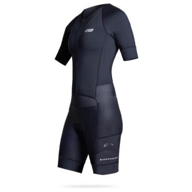 Imagem de Macaquinho Matrix Feminina Ciclismo Bike - Sol Sports, Preto, GG