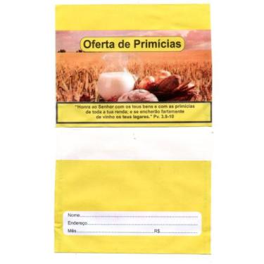 Imagem de Envelope para campanha-PACOTE COM 100 UNIDADE - SC, Oferta das primici