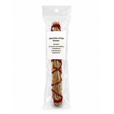 Imagem de Bastão Natural de Alecrim e Palo Santo Para Defumação 15 cm - Lua Míst