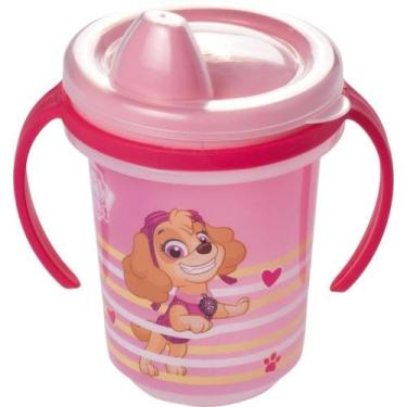 Imagem de Copo de Treinamento Trio Patrulha Canina 330ML - Vermelho - Plasutil