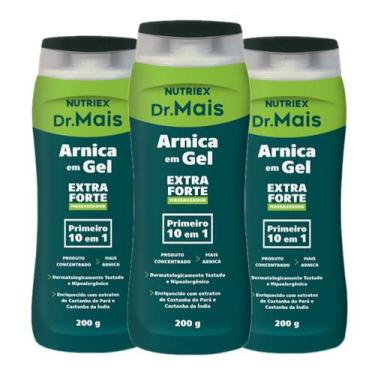 Imagem de Kit 3 Gel Arnica Massagem Refrescante Relaxante Extra Forte Dr. Mais 2