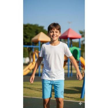 Imagem de Bermuda Marisol em moletom infantil 11208556, Azu, 10