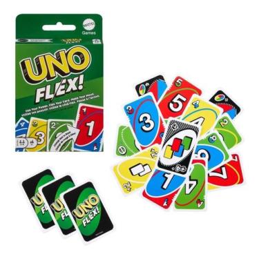 Imagem de Uno Flex Novo Jogo De Cartas Cores Brinquedo Criança Hmy99 - Mattel