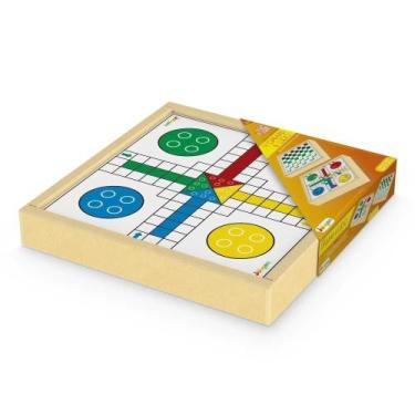Imagem de Jogo 2 em 1 Dama e Ludo em Mdf - 236, 1