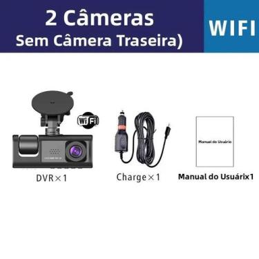 Imagem de Câmera Veicular Mini DVR HD 1080P Com 3 Canais Wifi - Maxtoss, Wi-Fi 2