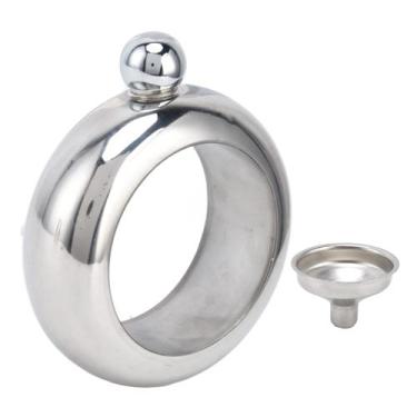 Imagem de Cantil em forma de pulseira Vvikizy 100 ml em aço inoxidável