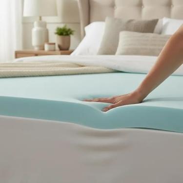 Imagem de Pillow Top Viscoelástico Nasa Gel Infusion 8cm de espessura (Casal 1,38 X 1,88 X 0,08 m)