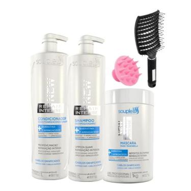 Imagem de Kit New Repair Intense Cabelos Danificados 3x1l - Soupleliss - Souple 