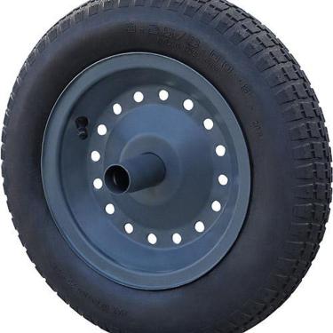 Imagem de Roda Aro Chapa com Pneu e Câmara 8" 28037 Diagonal Azul 3,25 X 8 Paraboni