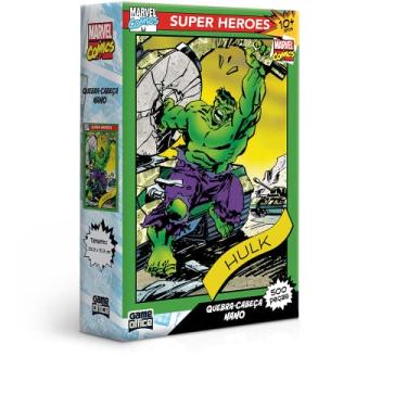 Imagem de Toyster - Quebra-cabeça: Marvel Comics - Hulk - 500 peças nano - Game Office