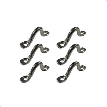 Imagem de Alça Porta Defensa Inox 5mm Barco Defensa Kit C/6