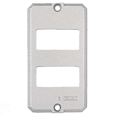 Imagem de Tampa para condulete 1/2" e 3/4" com 2 postos afastados Tramontina