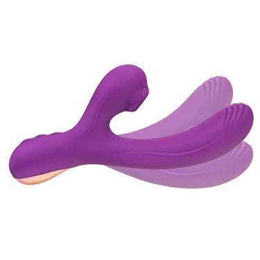 Imagem de Vibrador coelho Estimulador Clitóris Estimulador Ponto G Ponto G À Prova D'água Recarregável 7 Modos Eróticos Zatla