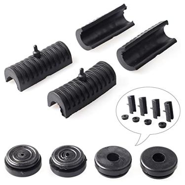 Imagem de FINMOKAL Almofadas De Suporte De Borracha Para Alforje Rígido Para Harley Touring Road King