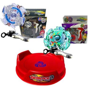 Imagem de Beyblade Combo Luinor X Kerbeus + Lançadores