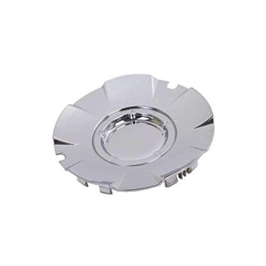 Imagem de TINWID1919 Tampas centrais de cubo de roda de 20,32 cm para acessórios de carro, encaixe, prata, aro de pneu de reposição para 2004-2007 Chevrolet Silverado SS Chevy Super Sport