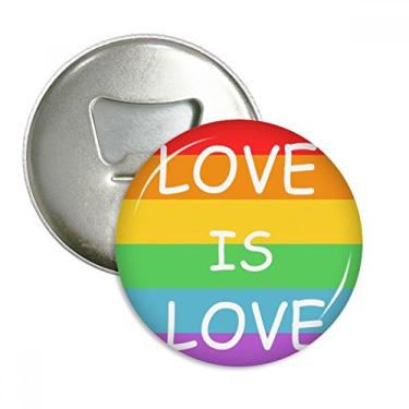 Imagem de Rainbow Gay Lésbicas Transgêneros Bissexuais Abridor de Garrafas Imã de Geladeira Emblema Multifuncional