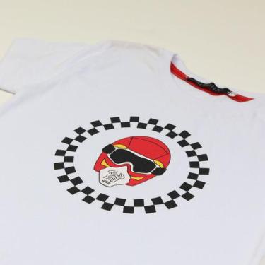 Imagem de Camiseta Infantil Masculino Menino Estampa Motoqueiro Red Roupa Infant