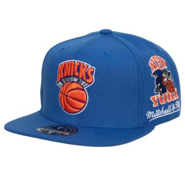 Imagem de Boné Mitchell & Ness Nba Fitted Hwc New York Knicks Azul Marinho