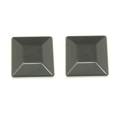 Imagem de JSP Manufacturing Plastic New Fence Post Black Caps 4X4 (3 5/8") Madeira tratada com pressão nominal feita nos EUA MULITPACK Preço por atacado, Preto