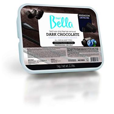 Imagem de Cera Elástica Dark Chocolate, Depil Bella, 1 Kg