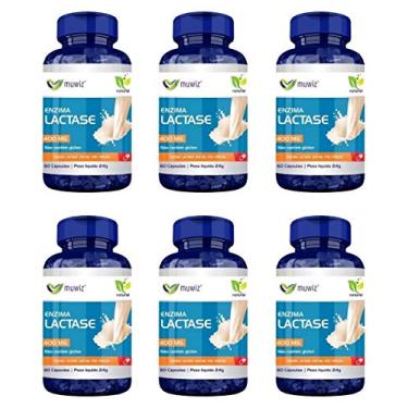 Imagem de Kit 6 X Enzima Lactase 60 Caps 400mg - Muwiz