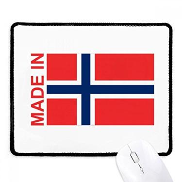 Imagem de Mousepad Made in Norway Country Love Tapete de borracha para jogos