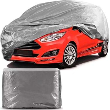 Imagem de Capa Para Cobrir Carro Forro Impermeável Ford New Fiesta Tamanho P