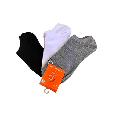 Imagem de Meia Kit 3 Pares Unissex Cano Invisível Basic Confort 004RPWI