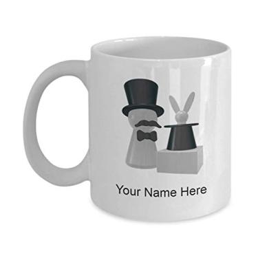 Imagem de Caneca mágica personalizada - Copo de café mágico - Ideia de presente mágico - Copo mágico personalizado - Caneca mágica personalizada - Caneca de café de 325 ml